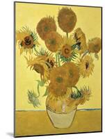 Vase of Fifteen Sunflowers, c.1888-Vincent van Gogh-Mounted Premium Giclee Print