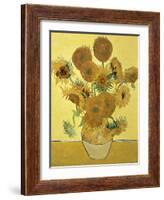 Vase of Fifteen Sunflowers, c.1888-Vincent van Gogh-Framed Giclee Print