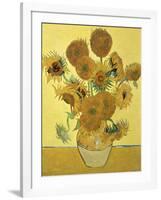 Vase of Fifteen Sunflowers, c.1888-Vincent van Gogh-Framed Giclee Print