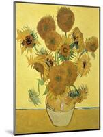 Vase of Fifteen Sunflowers, c.1888-Vincent van Gogh-Mounted Giclee Print