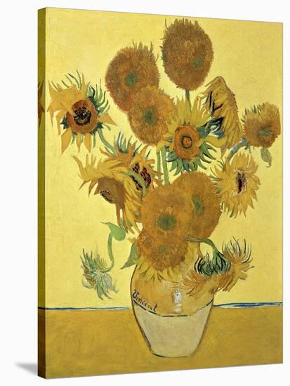 Vase of Fifteen Sunflowers, c.1888-Vincent van Gogh-Stretched Canvas