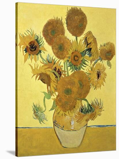 Vase of Fifteen Sunflowers, c.1888-Vincent van Gogh-Stretched Canvas