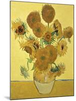 Vase of Fifteen Sunflowers, c.1888-Vincent van Gogh-Mounted Giclee Print