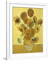 Vase of Fifteen Sunflowers, c.1888-Vincent van Gogh-Framed Giclee Print