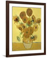 Vase of Fifteen Sunflowers, c.1888-Vincent van Gogh-Framed Giclee Print