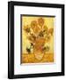 Vase of Fifteen Sunflowers, c.1889-Vincent van Gogh-Framed Art Print