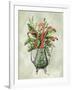 Vase Of Flamingos-Fab Funky-Framed Art Print