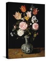 Vase of Flowers, 1609-1615-Jan Brueghel the Elder-Stretched Canvas
