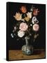 Vase of Flowers, 1609-1615-Jan Brueghel the Elder-Framed Stretched Canvas
