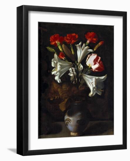 Vase of Flowers, 1635-1636-Juan Fernandez el labrador-Framed Giclee Print