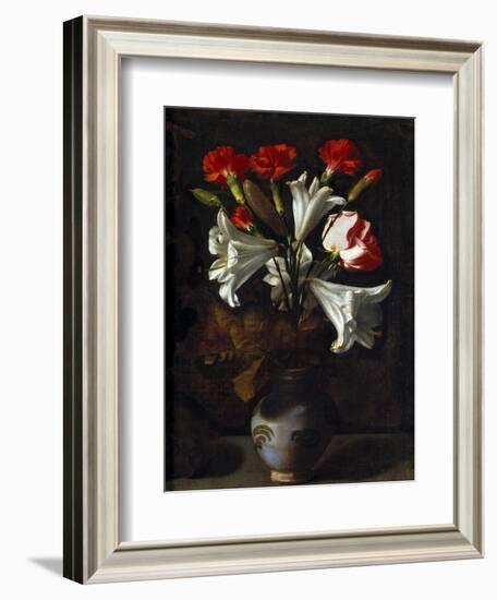 Vase of Flowers, 1635-1636-Juan Fernandez el labrador-Framed Giclee Print