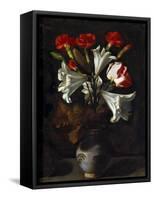 Vase of Flowers, 1635-1636-Juan Fernandez el labrador-Framed Stretched Canvas