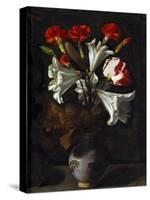 Vase of Flowers, 1635-1636-Juan Fernandez el labrador-Stretched Canvas
