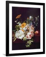 Vase of Flowers, 1695-Rachel Ruysch-Framed Giclee Print