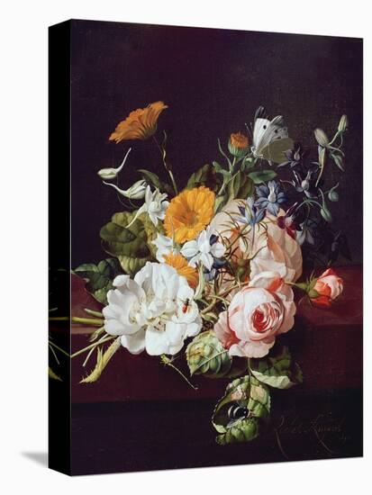 Vase of Flowers, 1695-Rachel Ruysch-Stretched Canvas