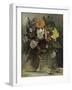 Vase of Flowers, 1833-Eugene Delacroix-Framed Premium Giclee Print