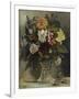 Vase of Flowers, 1833-Eugene Delacroix-Framed Giclee Print