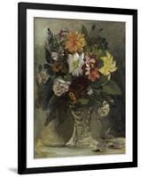 Vase of Flowers, 1833-Eugene Delacroix-Framed Giclee Print