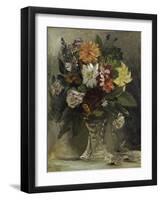 Vase of Flowers, 1833-Eugene Delacroix-Framed Giclee Print