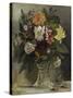 Vase of Flowers, 1833-Eugene Delacroix-Stretched Canvas