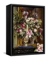 Vase of Flowers, 1871-Pierre-Auguste Renoir-Framed Stretched Canvas