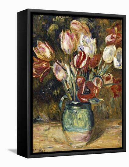 Vase of Flowers, 1888-89-Pierre-Auguste Renoir-Framed Stretched Canvas