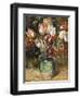 Vase of Flowers, 1888-89-Pierre-Auguste Renoir-Framed Giclee Print