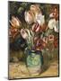 Vase of Flowers, 1888-89-Pierre-Auguste Renoir-Mounted Giclee Print