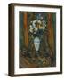 Vase of Flowers, 1900-3 (Oil on Canvas)-Paul Cezanne-Framed Giclee Print