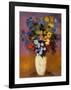 Vase of Flowers, 1914-Odilon Redon-Framed Art Print