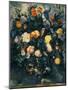 Vase of Flowers, 19th-Paul Cézanne-Mounted Giclee Print
