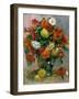 Vase of Flowers, C.1884-Pierre-Auguste Renoir-Framed Giclee Print