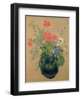 Vase of Flowers, c.1905-08-Odilon Redon-Framed Giclee Print