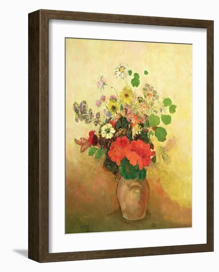 Vase of Flowers, C.1908-10-Odilon Redon-Framed Giclee Print