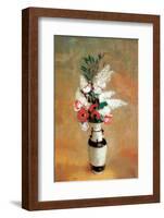 Vase of Flowers, c.1912-14-Odilon Redon-Framed Art Print