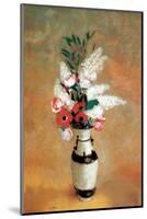 Vase of Flowers, c.1912-14-Odilon Redon-Mounted Art Print