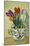 Vase of Flowers, C.1920 (Oil on Canvas)-Louis Valtat-Mounted Giclee Print