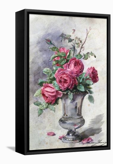 Vase of Flowers, C1865-1928-Madeleine Jeanne Lemaire-Framed Stretched Canvas