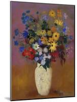 Vase of Flowers. Ca. 1912-14-Odilon Redon-Mounted Giclee Print