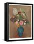 Vase of Flowers (Oil on Canvas)-Odilon Redon-Framed Stretched Canvas