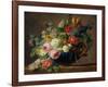 Vase of Flowers (Oil on Canvas)-Gerard Van Spaendonck-Framed Giclee Print