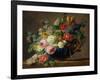 Vase of Flowers (Oil on Canvas)-Gerard Van Spaendonck-Framed Giclee Print