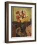 Vase of Flowers on a Round Table-Suzanne Valadon-Framed Premium Giclee Print