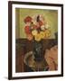 Vase of Flowers on a Round Table-Suzanne Valadon-Framed Giclee Print