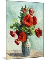 Vase of Flowers; Vase De Fleurs, 1925-1930-Maximilien Luce-Mounted Giclee Print