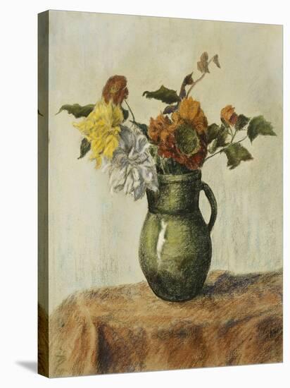 Vase of Flowers; Vase de Fleurs, c.1900-Paul Ranson-Stretched Canvas