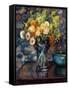 Vase of Flowers; Vase de Fleurs, c.1911-Théo van Rysselberghe-Framed Stretched Canvas