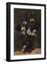 Vase of flowers, with Cherries and Almonds on the table-Henri Fantin-Latour-Framed Giclee Print