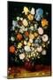 Vase of Flowers, with Irises-Jan the Elder Brueghel-Mounted Giclee Print