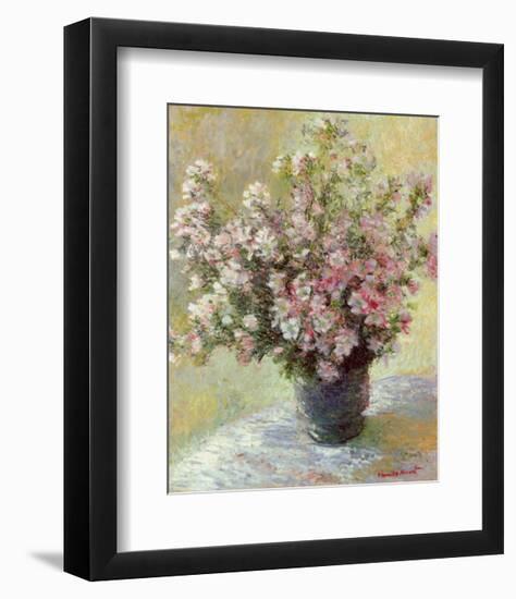 Vase of Flowers-Claude Monet-Framed Art Print